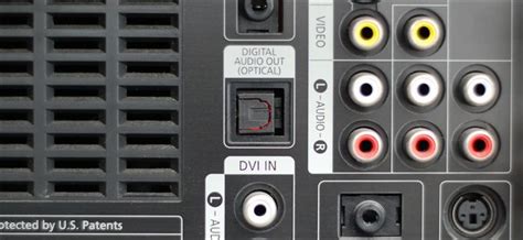 optical audio port to receiver